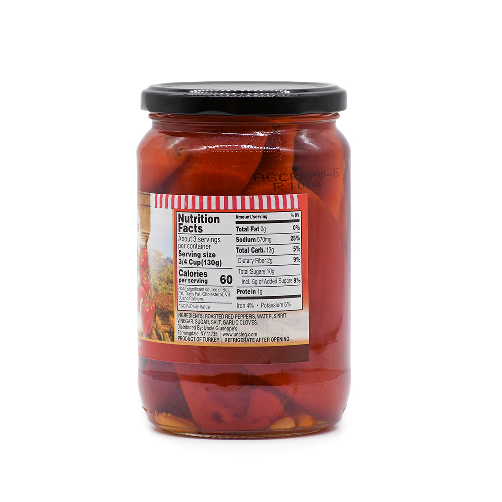 Uncle Giuseppe’s Marinated Fire Red Roasted Peppers