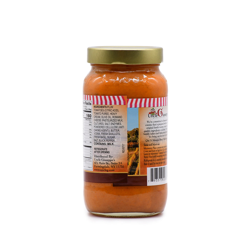 Uncle Giuseppe’s Vodka Sauce